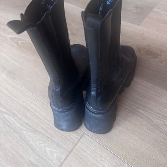 LAMODA Wipe Out Chunky Platform Ankle Boots (Sz 8) - Picture 5 of 7